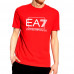 Tee shirt homme ea7 3RPT62 PJ03Z rouge