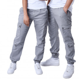 Pantalon homme Cargo gris PXPGY