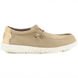Chaussure homme Dude beige WALLY SPORT MESH TAN/WHIT