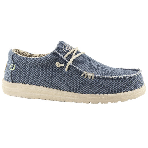 Chaussure homme Dude bleu WALLY BRAIDED BLUE