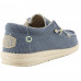 Chaussure homme Dude bleu WALLY BRAIDED BLUE