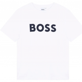 T-shirt Junior Boss Blanc