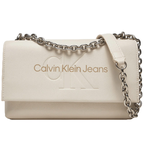 Sac à main femme Calvin Klein blanc cassé K60K612221 ACF