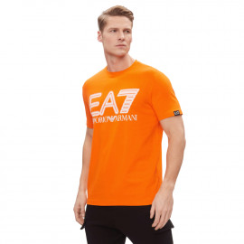 Tee shirt homme Orange EA7 3DPT37 PJMUZ 1666