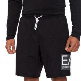 Short homme Ea7 Emporio Armani noir 3DPS63 PJ05Z