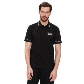 Polo homme Noir Ea7 Emporio Armani