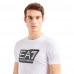 Tee shirt homme EA7 blanc 3DPT62 PJ03Z 1100