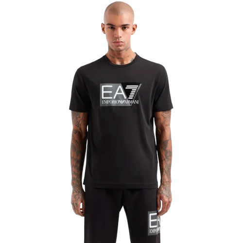 Tee shirt homme EA7 noir 3DPT62 PJ30Z 1200