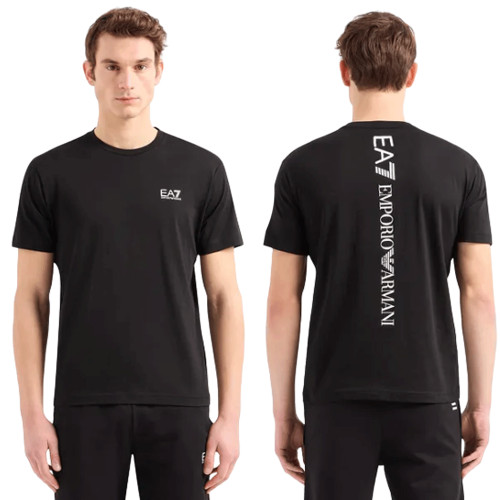 Tee shirt homme EA7 Emporio Armani noir 8NPT18 PJ02Z 1200