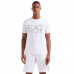 Tee shirt homme blanc 3DPT37 PJMUZ 1100