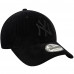 Casquette homme noir velours NY 60565331