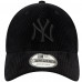 Casquette homme noir velours NY 60565331