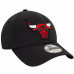 Casquette homme Chicago Bulls noir recyclé 60565234