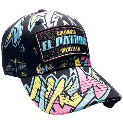 Casquette homme pump el patron noir bleu rose