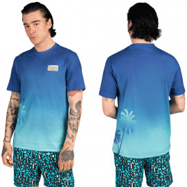 Tee shirt homme Guess Beach bleu F3GI06I3Z14 -P7GB