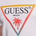 Tee shirt Guess homme blanc beach F3GI02J1314-G011