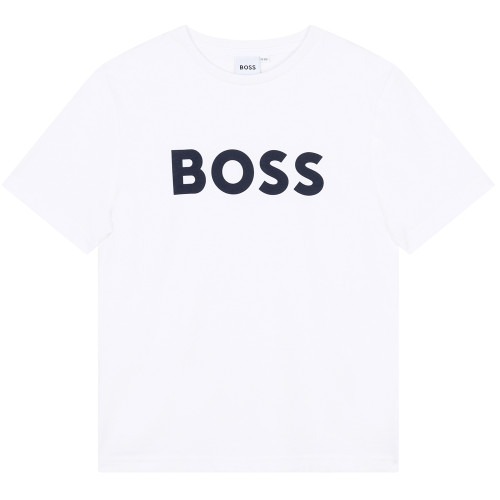 Tee shirt Boss junior blanc J25P24/10P