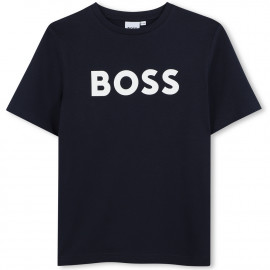 T-shirt Boss junior Bleu marine