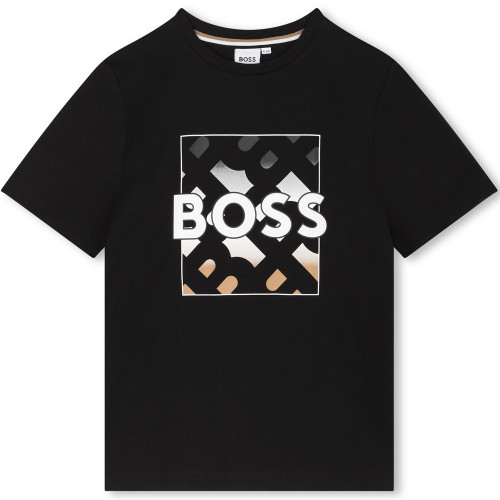 Tee shirt junior Boss noir J51219/09B