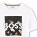 Tee shirt junior Boss blanc J51219/10P