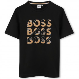 Tee shirt junior Boss noir J51200/09B