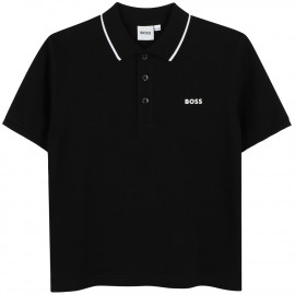 Polo junior Boss Noir