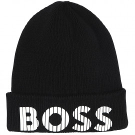 Bonnet junior Boss noir