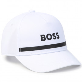 Casquette junior Boss blanche J52251/10P