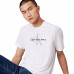 Tee shirt homme Calvin klein blanc 00040EM266YAA