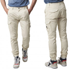 Pantalon Cargo homme crème deeluxe GARDEN