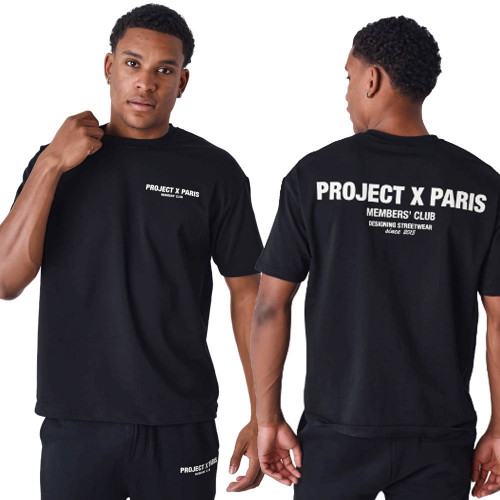 Tee shirt homme Project x Paris noir CLUB 2410124 BK