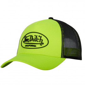 Casquette homme Von Dutch jaune fluo