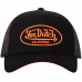 Casquette homme Von Dutch noir et orange VD/1/CB/DOM/0