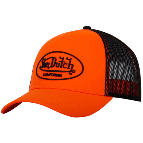 Casquette homme Von Dutch orange et noir VD/1/CB/FLUO0