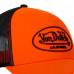 Casquette homme Von Dutch orange et noir VD/1/CB/FLUO0