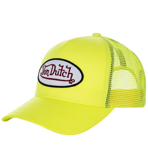 Casquette Von Dutch jaune homme VD/0/CAS1/FRESH05