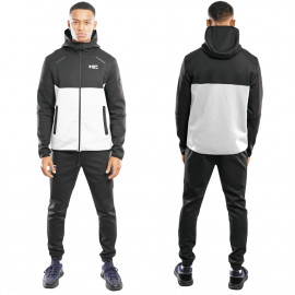 Survêtement homme CDL Kyzer noir et blanc