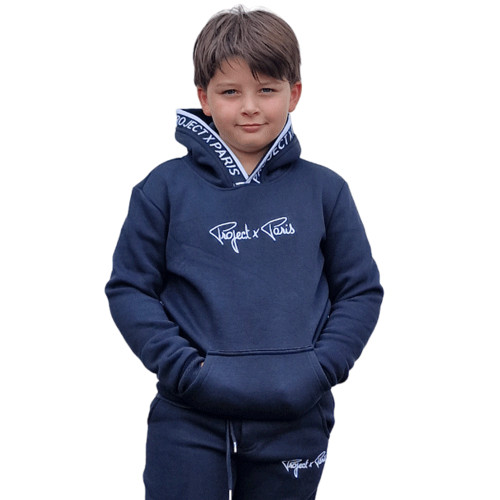 Sweat junior bleu marine Project X Paris J2322006-BL