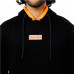 Sweat homme Chabrand noir et orange 60206 106