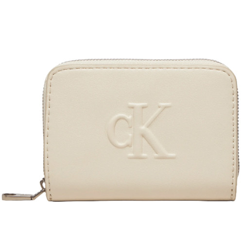 Petit portefeuille femme Calvin klein blanc K60K61271 PAS