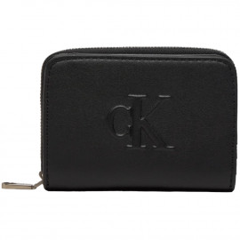 Petit portefeuille femme Calvin klein noir K60K61271 BEH