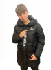 Manteau Helvetica homme noir Mars