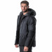 Veste homme Paco noir et gris helvetica