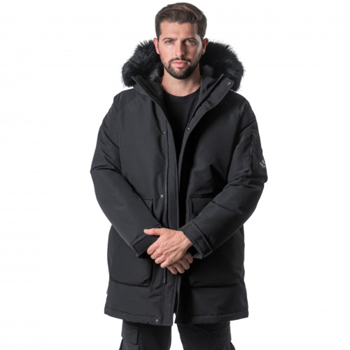 Parka homme helvetica Dream noir