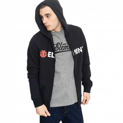 sweat homme element noir zipé C1ZHA7