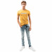 Tee shirt homme Moutarde 111035 3FR5174 00461