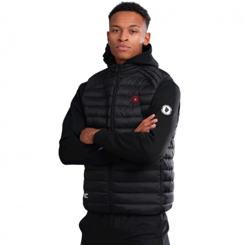 Doudoune sans manche Homme noir CDL porto
