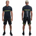 Ensemble Short et tee shirt CDL BALTIRUN noir et jaune