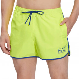 Short de bain homme Armani jaune fluo 902007