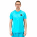 Tee shirt homme Ajaccio Turquoise Helvetica